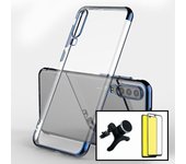 Kit de vidrio templado de la cubierta completa 5D + cubierta del delgado + soporte magnético de auto