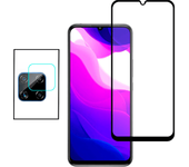 Película de Camara trasera + Vidrio templado 5D Cubierta completa para Samsung Galaxy A42 5G