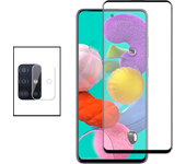 Película de Camara trasera + Vidromas templado 5D Cubierta completa para Samsung Galaxy A51 5G