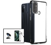 Kit de vidrio templado de la cubierta completa 5D + cubierta del slimarmm + soporte magnético de aut
