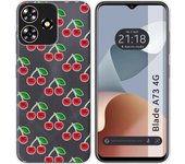 Funda Silicona Zte Blade A73 4G Cerezas