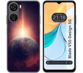 Funda Silicona Zte Blade V50 Design 5G Tierra