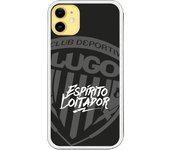Funda para iPhone 11 del Lugo Lugo Negro Espirito Loitador - Licencia Oficial C.D Lugo