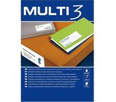 Etiquetas Adhesivas Multi3/ 38 x 21.2mm/ 100 Hojas