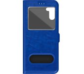 Funda Samsung Galaxy A54 5G con Solapa Doble Ventana Soporte Vídeo Azul