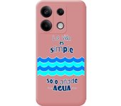 Funda Rosa Xiaomi Poco X6 5G Agua