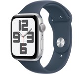 Apple Watch SE OLED 44 mm Digital 368 x 448 Pixeles Pantalla táctil Plata Wifi GPS (satélite)
