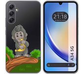 Funda Silicona Transparente Samsung Galaxy A34 5G Mono