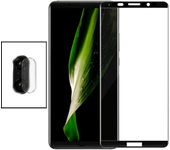 Película de Camara trasera + Vidrio templado 5D Cubierta completa para Huawei Mate 10 Lite