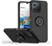 Funda Borde Negro y Anillo Huawei Honor X8a