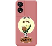 Funda Silicona Líquida Rosa TCL 505 Culo Natural