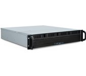 Inter-Tech 2U 2404L S-ATA Estante Negro, Gris