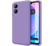 Funda Silicona Líquida Vivo Y17s Morada