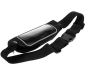 Cinturón deportivo Ventana táctil Riñonera con IPX4 estándar - Negro