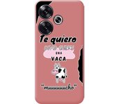 Funda Silicona Rosa Xiaomi Poco F6 5G Vaca