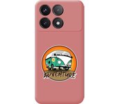 Funda Silicona Rosa Xiaomi Poco F6 Pro 5G Adventure