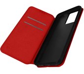 Funda con tarjetero y soporte para vídeo -Oppo A77, Realme Narzo 50 5G roja