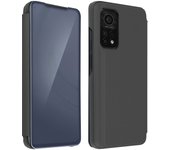 Funda Xiaomi Mi 10T / 10T Pro Efecto Espejo translúcida F.Soporte - Negro