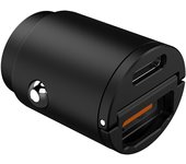 Celly CCMINIUSBUSBCBK cargador de dispositivo móvil Smartphone, Tableta Negro Encendedor de cigarril