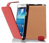 Funda para Samsung Galaxy NOTE 3 in ROJO DE CHILE - Cubierta Proteccion Estilo Flip de Cuero Sintetico Liso - Etui Case Cover Carcasa
