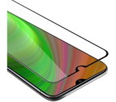 Pelicula Protectora para Samsung Galaxy A20e en TRANSPARENTE con NEGRO - Pantalla de Vidrio Templado Cobertura Completa (Tempered) Compatible 3D con Dureza 9H
