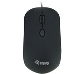 Equip 245114 ratón Ambidextro USB tipo A Óptico 1600 DPI