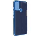 Funda Power U30 Ventana Translúcida Smart Folio Azul Oscuro