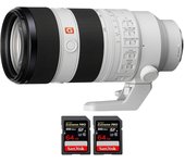 FE 70-200mm F2.8 GM OSS II + 2 SanDisk 64GB Extreme PRO UHS-II SDXC 300 MB/s + PDF MCZ DIRECT 20 TÉC