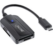 InLine 66772C lector de tarjeta USB 3.2 Gen 1 (3.1 Gen 1) Type-C Negro