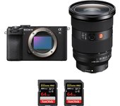 A7C II Negro + FE 24-70mm f/2.8 GM II + 2 SanDisk 64GB Extreme PRO UHS-II SDXC 300 MB/s + PDF MCZ DI