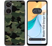 Funda Silicona Zte Blade V50 Design 5G Camuflaje