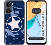 Funda Silicona Zte Blade V50 Design 5G Camuflaje 03