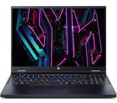 Acer Predator PH16-71-92YG Intel® Core™ i9 i9-13900HX Portátil 40,6 cm (16 pulgadas pulgadas) WQXGA 32 GB DDR5-SDRAM 2 TB SSD NVIDIA GeForce RTX 4080 Wi-Fi 6 (802.11ax) Windows 11 Home Negro