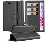 Funda Libro para Sony Xperia XZ1 en NEGRO FANTASMA - Cubierta Proteccion con Cierre Magnetico, Tarjetero y Funcion de Suporte - Etui Case Cover Carcasa