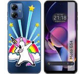 Funda Silicona Motorola Moto G54 5G Unicornio