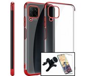 Kit de vidrio templado de la cubierta completa 5D + cubierta del delgado + soporte magnético de auto