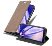 Funda Libro para Huawei P20 en MARRoN CAFe - Cubierta Proteccion con Cierre Magnetico, Tarjetero y Funcion de Suporte - Etui Case Cover Carcasa