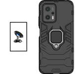 Kit de soporte magnético de automóvil + 3x1 Cubierta de defensor militar