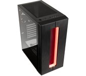 Nimbus RGB Caja PC USB Vidrio Templado ATX 1 Ventilador Midi-Tower Negro