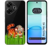 Funda Silicona Xiaomi Poco M6 4G Tigre