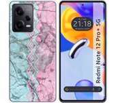 Funda Silicona Xiaomi Redmi Note 12 Pro+ Plus 5G Mármol 08