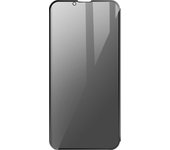 Cristal templado antiespías 9H biselado IPhone 13, 13 Pro – Marco negro