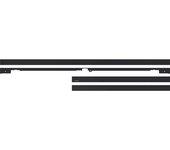 - Kit de borde de bisel personalizable para TV LCD de aluminio cromado negro, tamaño de pantalla: 49