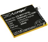 Batería compatible con Motorola modelo KR40