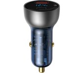 Baseus CCKX-C0A cargador de dispositivo móvil Azul, Gris Auto