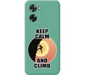 Funda Silicona Verde Oneplus Nord N20 SE Hombre Escalada