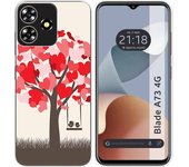 Funda Silicona Zte Blade A73 4G Pajaritos
