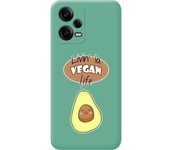 Funda Silicona Líquida Verde Xiaomi Redmi Note 12 Pro+ Plus 5G Vegan Life
