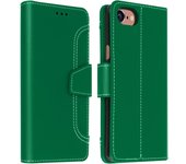 Funda iPhone SE 2020 / 8 / 7 Libro Monedero F. Soporte – Verde