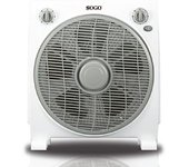 Ventilador Silencioso de Mesa 45W Multidirección 3 Velocidades Temporizador 30cm